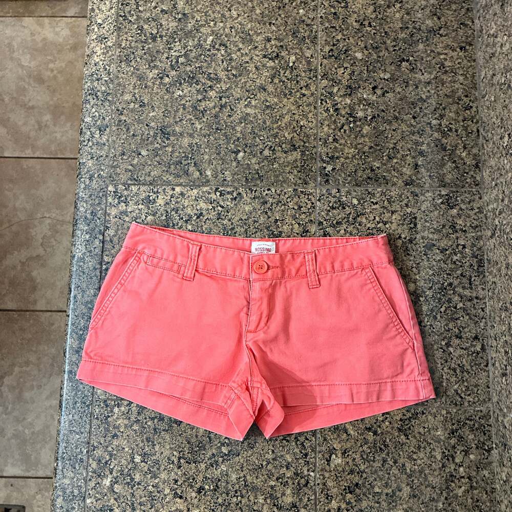 Mossimo Supply Co. Women's Low Rise Chino Shorts in Weathered Coral